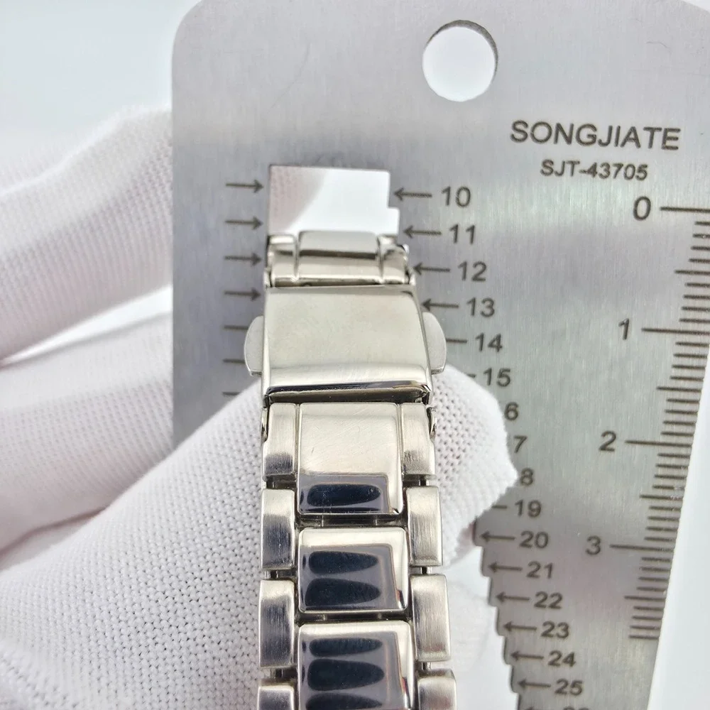 New! KENNETH COLE REACTION Ladies Watch Crystal Indices St. Steel 6.75